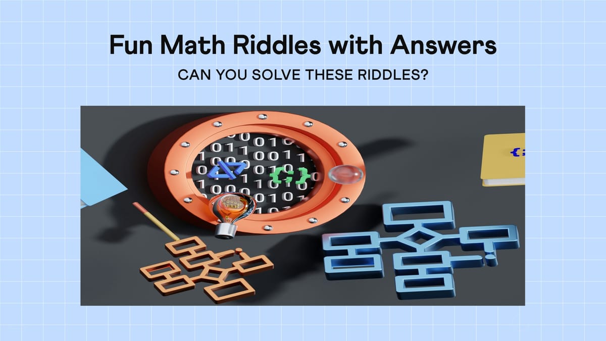 Puzzle Time. Can You Solve These Challenging Math Puzzles?
