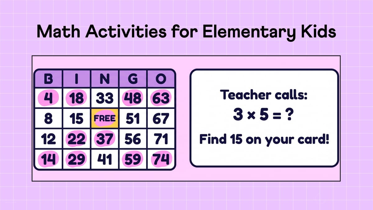 14 Back-to-School Math Activities for Elementary Students