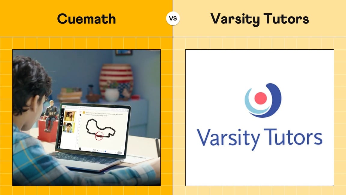 Cuemath vs Varsity Tutors comparison banner