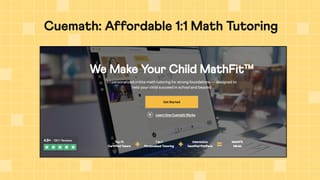 How Cuemath offers Premium 1:1 Math Tutoring at a Fraction of US Market Rates?