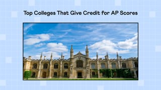 Top Colleges That Give Credit for AP Exam Scores