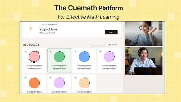 Cuemath Platform: What's Inside Every 1-on-1 Math Class