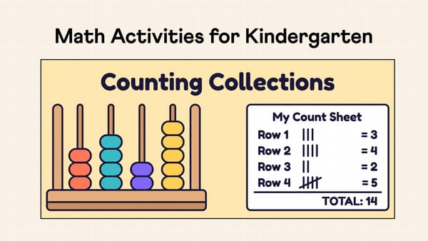 Best Back-to-School Math Activities for Kindergarten (2026)